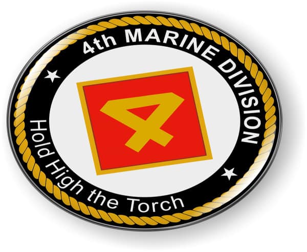 USMC - 4th Marine Division Emblem